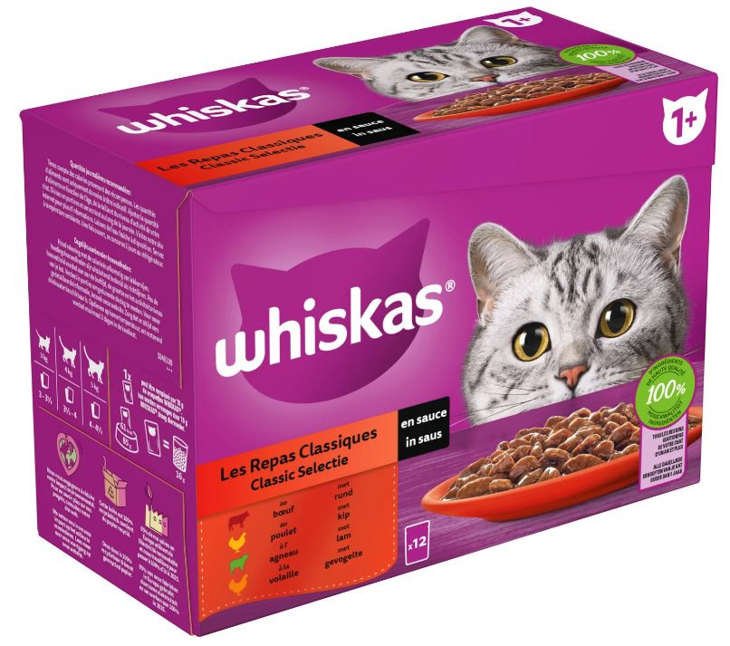 Whiskas 1 Classic Selectie In Saus Multipack Goedkoop