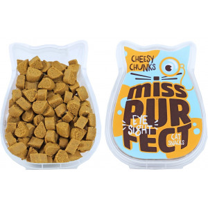 Afbeelding Miss Purfect Cheesy Chunks 75 gr kattensnoep Per stuk door Brekz.nl