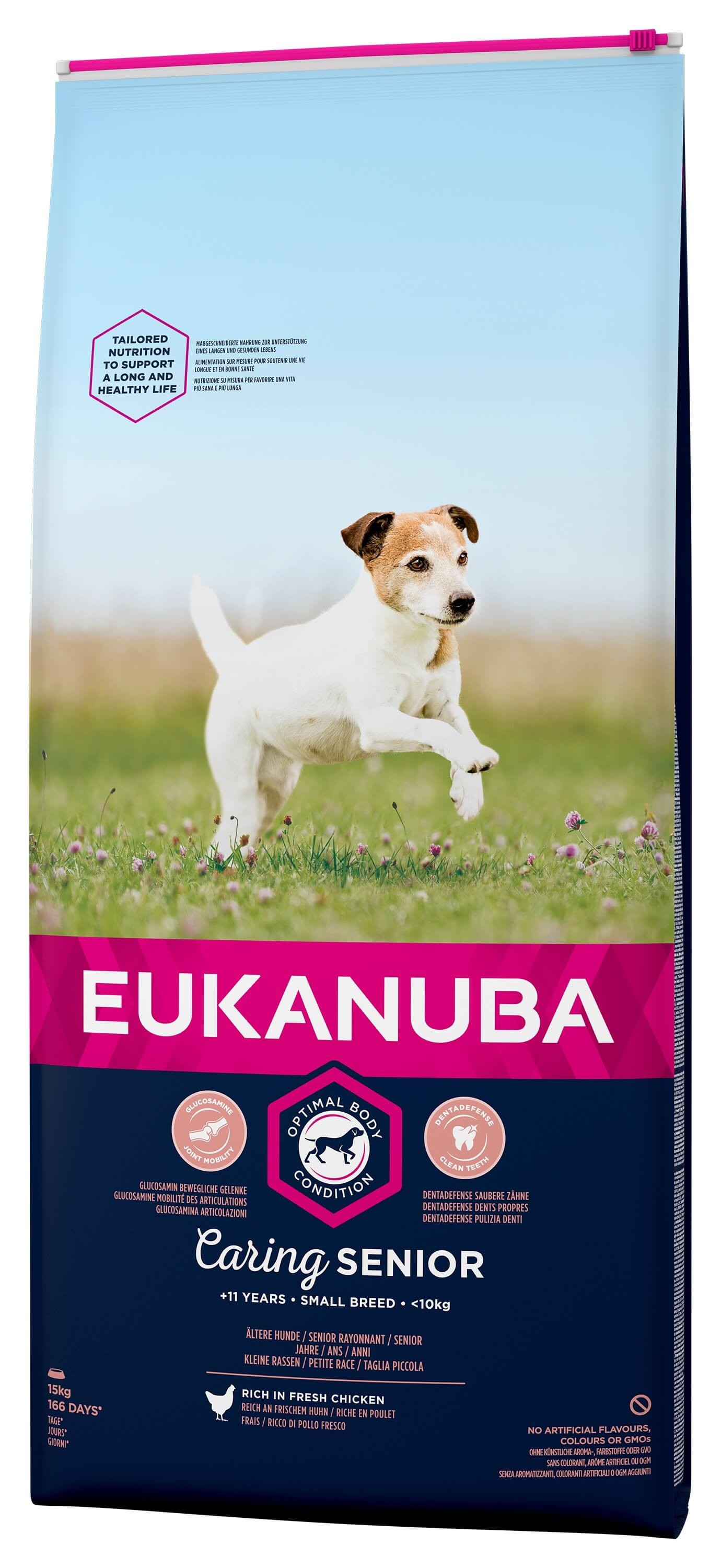 Eukanuba senior clearance small breed 15kg