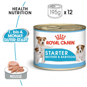 Afbeelding Royal Canin Starter Mousse Mother & Babydog - 12 x 195 g door Brekz.nl