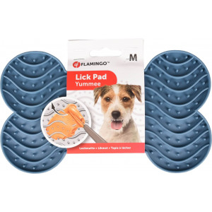 Yummee Lick Pad medium 21x13 cm blauw Per stuk