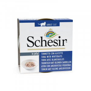 Afbeelding Schesir Kat Tonijn/ansjovis 14x85 Gr door Brekz.nl