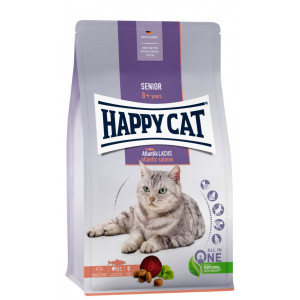 Afbeelding Happy Cat Senior Atlantik Lachs (met zalm) kattenvoer 4 kg door Brekz.nl