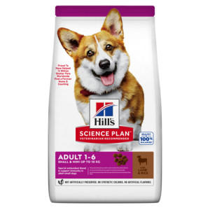 Hill's Adult Small & Mini met lam & rijst hondenvoer 2 x 6 kg