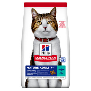 Hill's Mature Adult 7+ met tonijn kattenvoer 2 x 1,5 kg