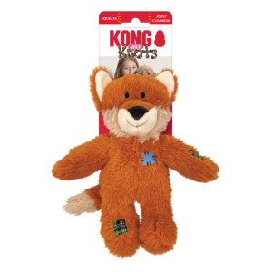 Kong Wild Knots vos met piep hondenspeelgoed Per stuk afbeelding