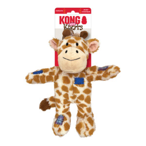 Kong Wild Knots giraffe met piep hondenspeeltje Per stuk afbeelding