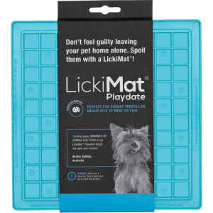 Lickimat likmat Playdate turquoise voor de hond (20 cm) Per stuk afbeelding