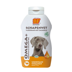 BF Petfood Vloeibaar Schapenvet voor de hond 500 ml 4 + 1 Gratis