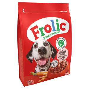 Frolic met rund hondenvoer 2 x 2,6 kg