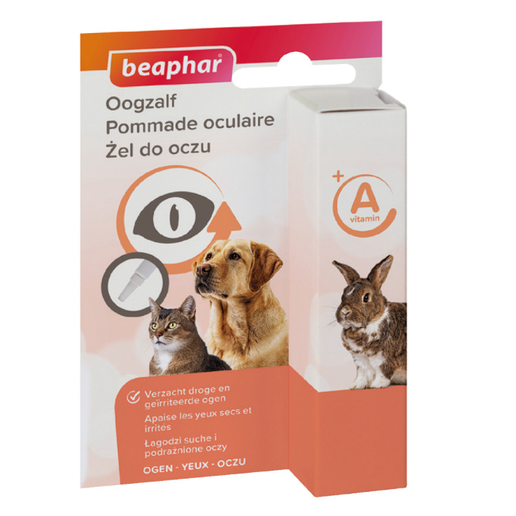 Afbeelding van 2x5ml Beaphar Oogzalf voor hond en kat