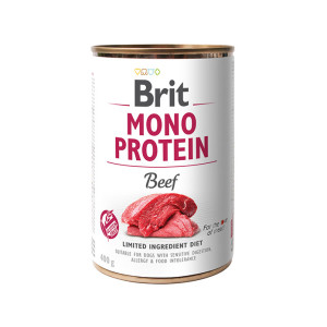 Brit Mono Protein rund natvoer hond 6 x 400 g