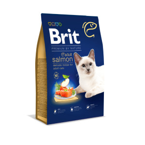 Brit Premium by Nature Adult zalm kattenvoer 8 kg