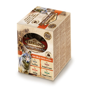 Carnilove natvoer hond multipack (zakjes) 4 x 300 g