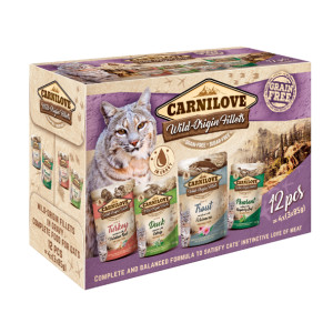 Carnilove natvoer kat multipack (zakjes) 24 x 85 g