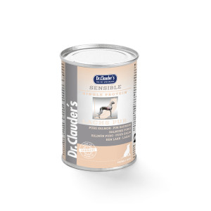 Dr. Clauder's Sensible puur zalm natvoer hond 6 x 400 g