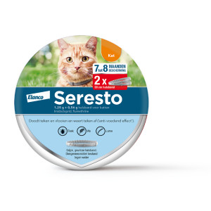 Seresto halsband voor de kat 2-pack 2 verpakkingen