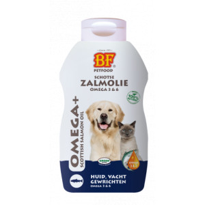 BF Petfood Zalmolie voor hond en kat 500 ml