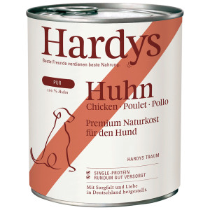 Hardys Pure kip natvoer hond 2 trays (12 x 800 g)