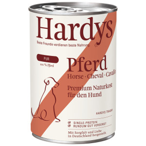 Hardys Pure paard natvoer hond 24 x 400 g