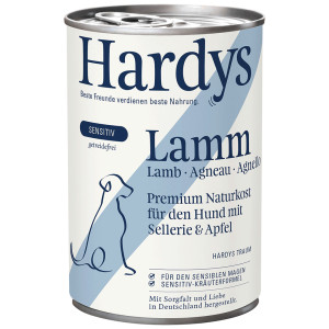 Hardys Sensitiv lam met selderij en appel natvoer hond 6 x 400 g