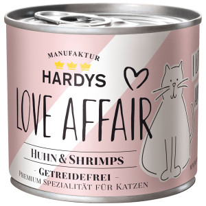 Hardys Love Affair kip met garnalen natvoer kat (blik) 6 x 200 g