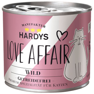 Hardys Love Affair hert natvoer kat (blik) 24 x 200 g