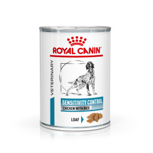 Royal Canin Veterinary Sensitivity Control kip met rijst natvoer hond 4 trays (48 x 410 g)