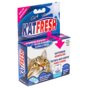 Katfresh kattenbakgeurverdrijver 3 doosjes afbeelding