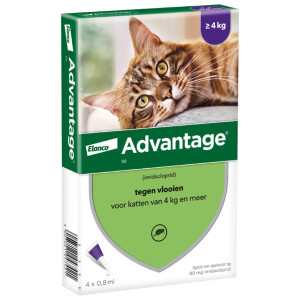 Advantage Nr. 80 Vlooienmiddel (vanaf 4kg) kat 5 verpakkingen