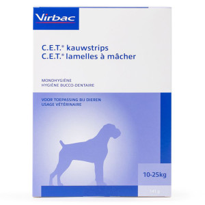 Virbac C.E.T. Kauwstrips hond 10-25 kg 3 x 141 g