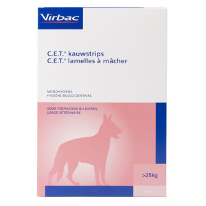 Virbac C.E.T. Kauwstrips hond 25+ kg (226 gr.) 3 x 226 g