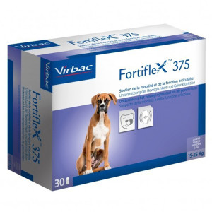 Virbac Fortiflex 375 - hond 15 tot 25 kg 3 x 30 tabletten