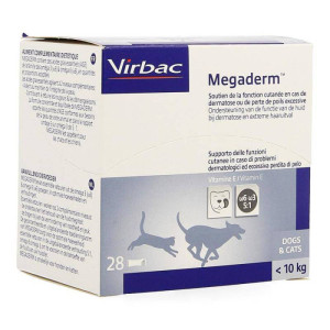 Virbac Megaderm Monodosering - hond & kat tot 10 kg/ 28 zakjes 3 verpakkingen