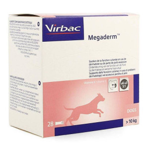 Virbac Megaderm Monodosering - hond vanaf 10 kg/ 28 zakjes 1 verpakking