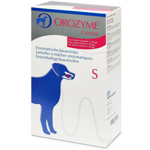 Orozyme enzymatische kauwstrips S voor de hond 3 x 224 g