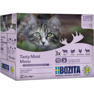 Bozita vlees multipack natvoer kat 12 x 85 g