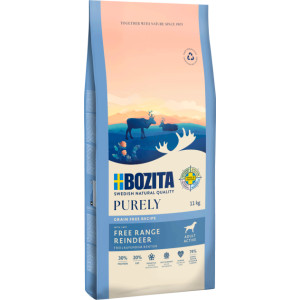 Bozita Purely met rendier graanvrij hondenvoer 2 x 11 kg