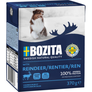 Bozita Naturals met rendier natvoer hond 12 x 370 g