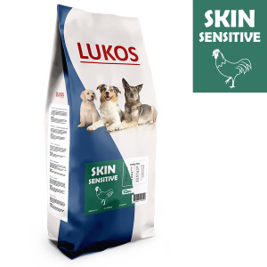 Lukos Skin Sensitive - premium hondenvoer 12 kg