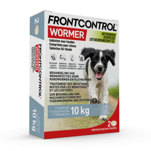 Frontcontrol Wormer ontwormingstablet hond 3 x 2 tabletten