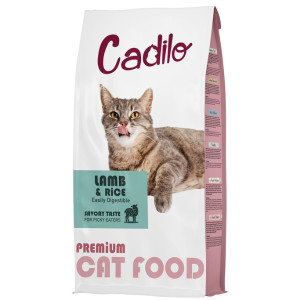 Cadilo Adult met lam en rijst - premium kattenvoer 2 x 7 kg