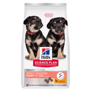 Hill's Perfect Digestion Medium Puppyvoer met Kip & bruine Rijst 2.5 kg